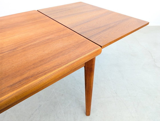 Image 1 of Vintage uitschuifbare eettafel Glostrup Jalk Grete Teak Midcentury