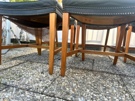 Image 1 of 10 sillas Josef Frank Svenskt Tenn modelo antiguo 620 de madera de nogal