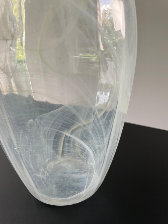Image 1 of Unique semi-transparent vase, 30 cm high