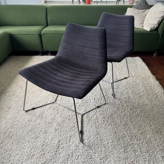 Image 1 of MIDJ Design 2 Cover lounge chairs with hocker