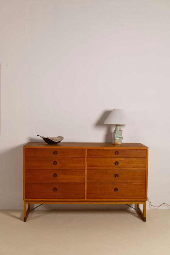 Image 1 of Cassettiera in rovere e teak di Børge Mogensen per Karl Andersson & Söner, 1958