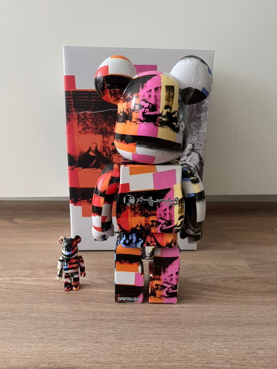 Image 1 of Bearbrick Andy Warhol Das letzte Abendmahl 100% & 400% Set