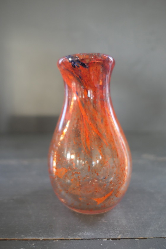 Image 1 of Vintage Lofot Design Handmade Norway Heavy Vase