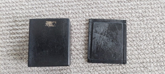 Image 1 of Vintage handmade black marble trinket box