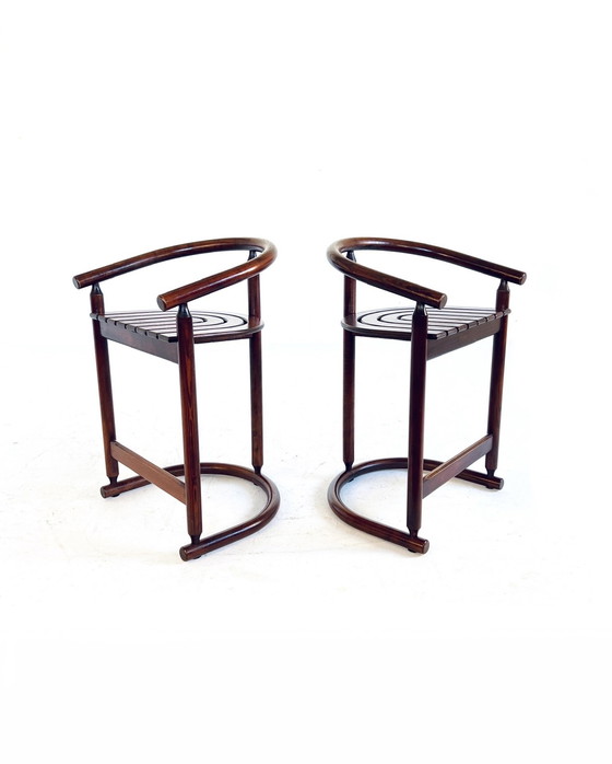 Image 1 of 2x Allmilmö Tabouret de bar arc-en-ciel '80