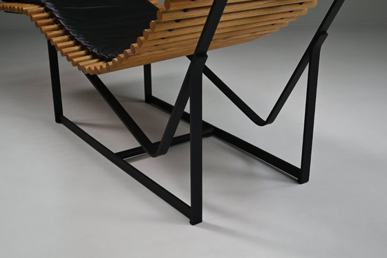 Image 1 of Chaise longue con respaldo alto de Peter Strassl, Alemania, años 70.