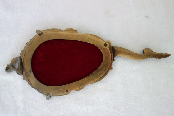Image 1 of Vintage baroque-style hand mirror