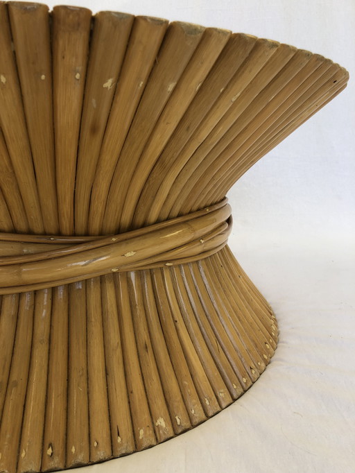 Table basse Sheaf Of Wheat par McGuire, 1970