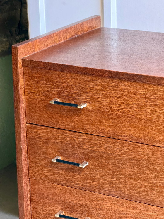 Kommode im Mid-Century-Stil, Kommoden, Holz, Metall, Mid Century Modern (Foto 14 von 16)