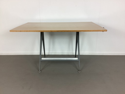 Vintage Friso Kramer drafting table Ahrend de Cirkel fifties Reply