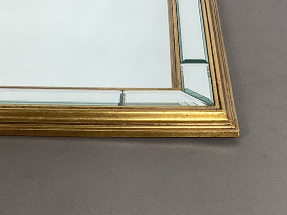 Image 1 of Specchio sfaccettato Deknudt in stile Hollywood Regency con cornice