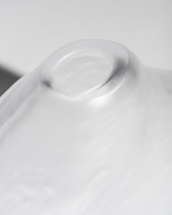 Image 1 of Rare Unique Peill & Putzler Sculptural Satin Glass Vase West Germany 1970s–1980s