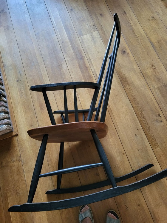 Sedia a dondolo scandinava vintage – asko, Sedie a dondolo, Legno (photo 3 of 5)