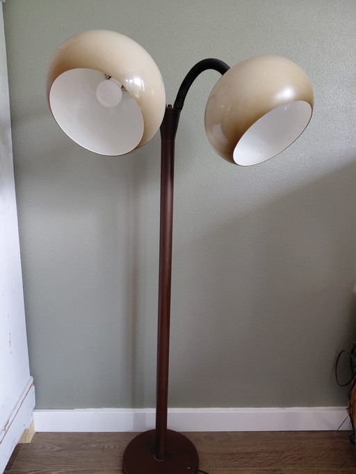 Vintage retro staande lamp herda style