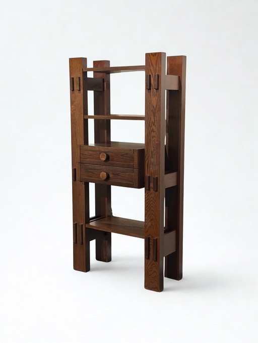 Vintage Brutalist Cabinet