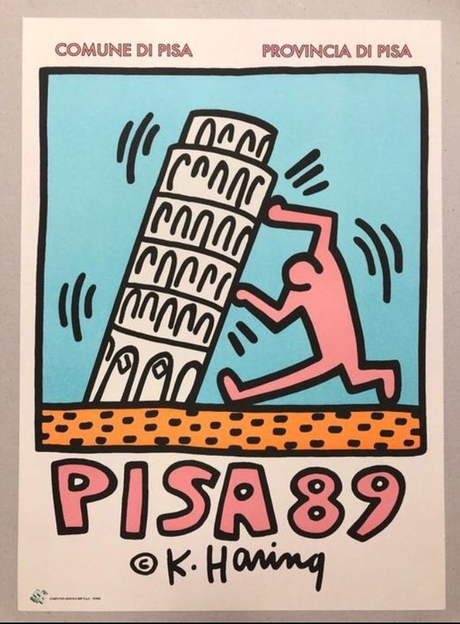 Original Poster “Pisa 89” – Keith Haring for Tuttomondo
