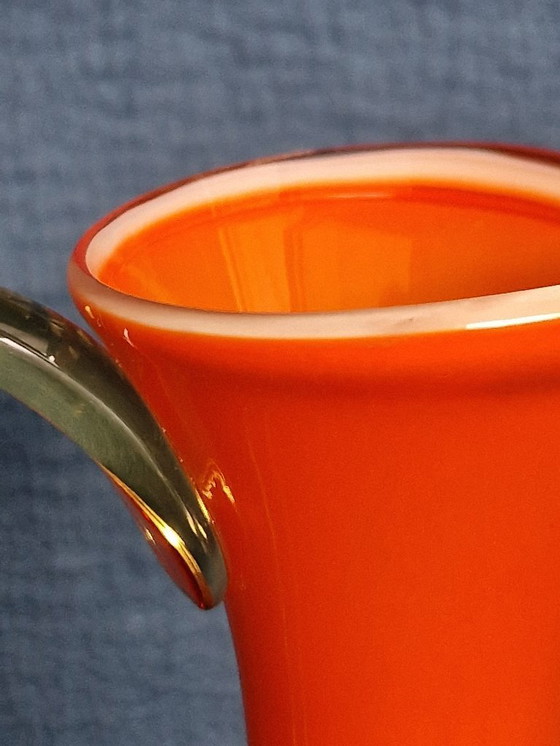 Image 1 of Glass carafe-amphorae from Cristallerie Empoli