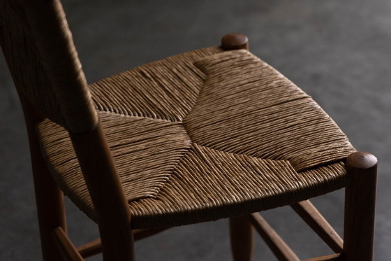 Image 1 of Sedie da pranzo "Bauche" di Charlotte Perriand per Steph Simon, Francia, anni '50