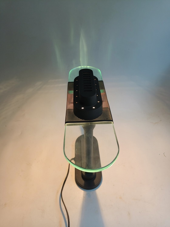SMC Boxford Bankers Desk Lamp By Robert Sonnemans – Glass, Metal (photo 9 of 14)