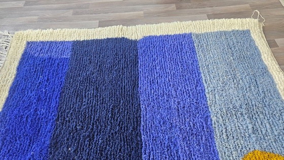 Image 1 of Alfombra tradicional de pura lana natural de 140 x 260 cm.