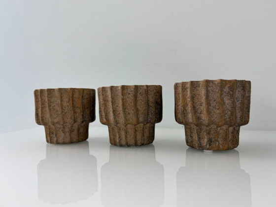 Set di 3 Portacandele Robusti – Urban Design – Ceramic (photo 5 of 10)