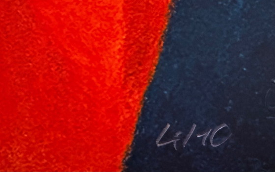 Image 1 of Karmen Moccha: "Homenaje Jim Morrison". Giclée sobre Hahnemühle Velvet, firmado a mano. Edición 4/10. En excelente estado.