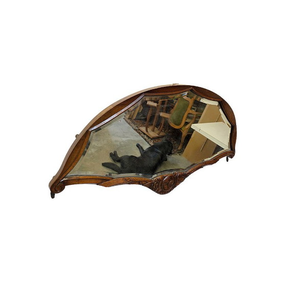 Specchio a ventaglio francese in stile Art Déco con intagli, circa 1920/30. – Wood (photo 3 of 7)