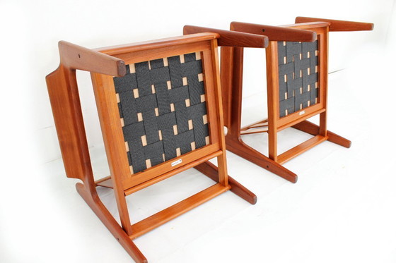 Image 1 of come nuova, 2x Arne Wahl Iversen f. Komfort, poltrona danese in teak della metà del secolo scorso, poltrona vintage, rivestiment