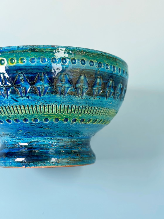 Image 1 of Candelabro Rimini Azul 735 - Cerámica - Bitossi - Aldo Londi