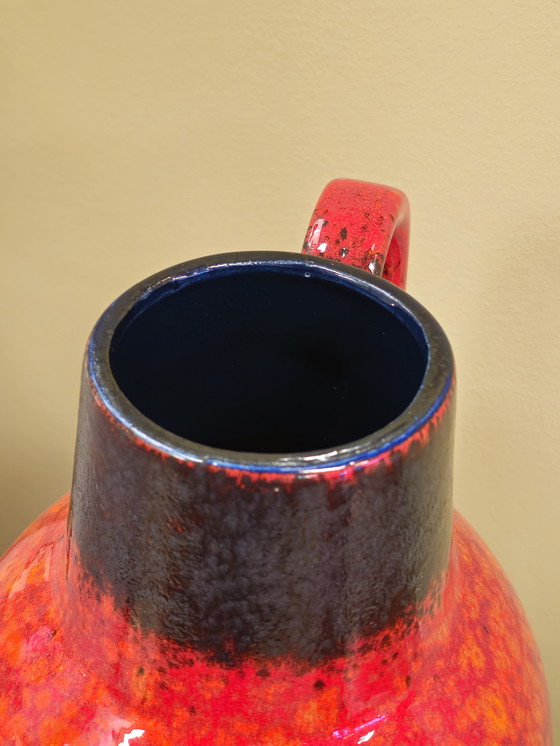 Image 1 of Vintage West Germany Scheurich Vloervaas Vaas Oorvaas 