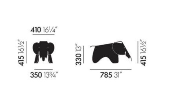 Vitra Elephant - Himmelblau - Groß – Dekorative Objekte, Kunststoff (photo 14 of 14)