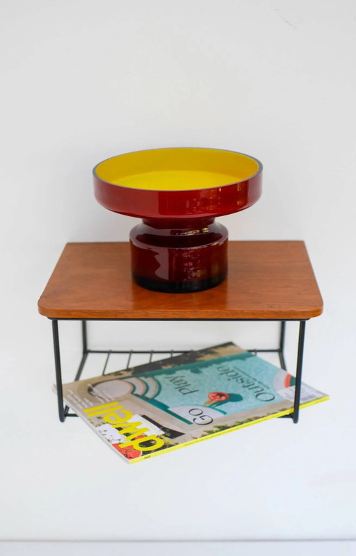 Vintage Zwevend Wandrek, Teak String Rack Jaren 60 Design – Scandinavian (photo 2 of 15)