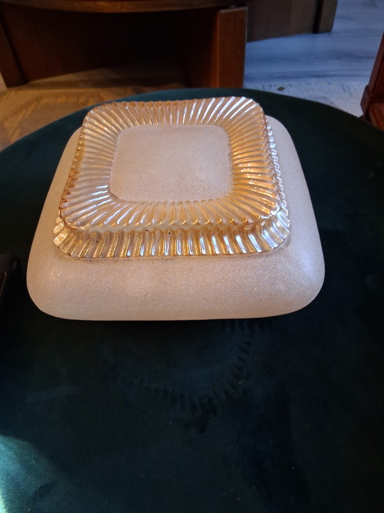 Image 1 of Beautiful gold ceiling light 70s
