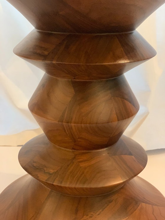 Charles & Ray Eames Vitra - Model A/B signed Stool-End table-Side table – Wood (photo 6 of 11)