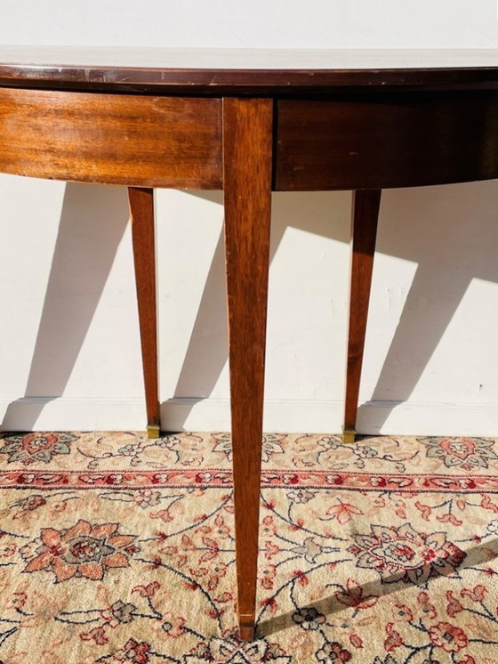 Image 1 of Console ' halve maan ' * Antiek XIX eeuw * Empire-stijl