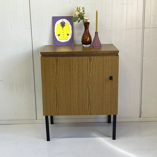 Vintage Naaimachinekastje Strak Seventies Opbergkastje