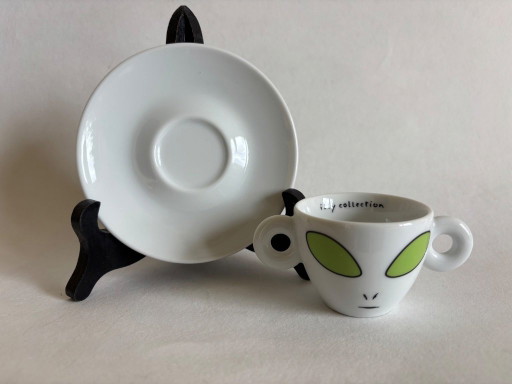 Tazza e piattino Illy Art Collections " Alien"