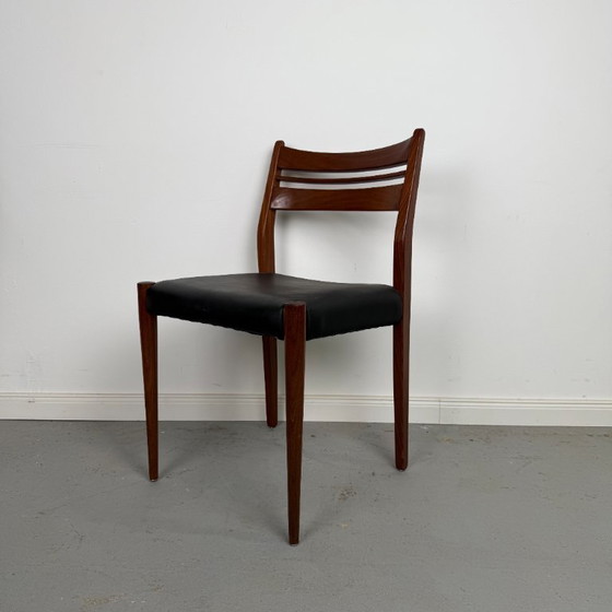 Image 1 of 2x wunderschöne Teak Esszimmerstühle, 1960er