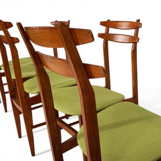 Image 1 of Ensemble de 6 chaises de salle à manger par Amma Torino, 1960