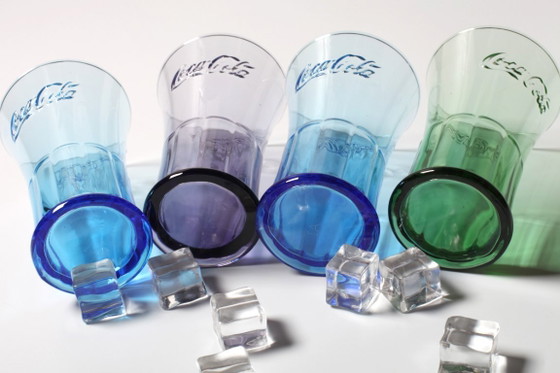 Set van 4 vintage Coca-Cola glazen / McDonald's promotie / Luminarc / 2007 – Glazen & Karaffen, Glass (photo 6 of 8)