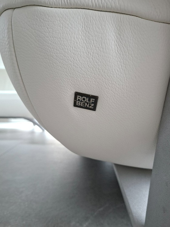 Rolf Benz 2 posti + 3 posti pelle rinnovata – Zona salotto, Metallo (photo 22 of 23)