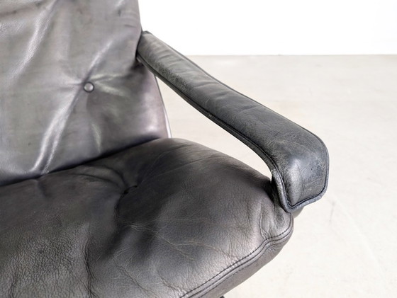 Image 1 of Siesta Armchair Westnofa Vestlandske Ingmar Relling Ottoman Vintage