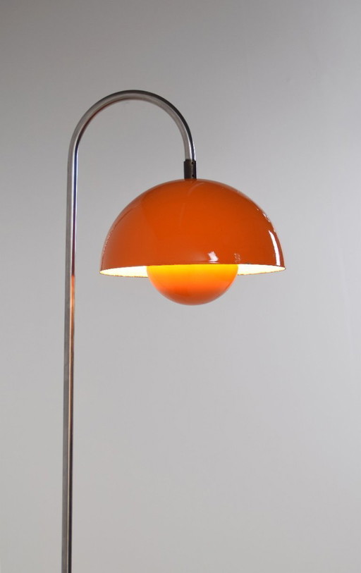 Rara lampada da giardino vintage Flowerpot di Verner Panton per Louis Poulsen
