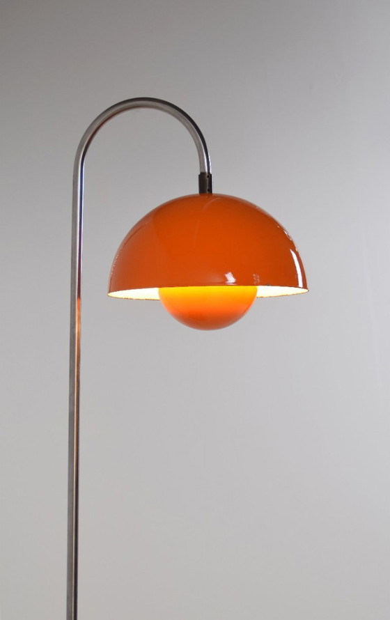 Image 1 of Rara lampada da giardino vintage Flowerpot di Verner Panton per Louis Poulsen