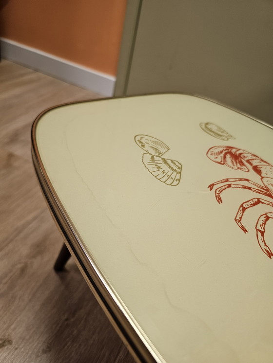 Image 1 of Table d'appoint vintage en forme de homard
