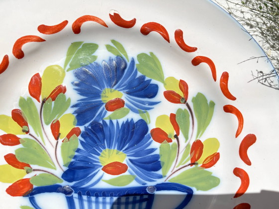 2 St Clement Luneville 19th Century Floral Pattern Plates – Crockery (photo 9 of 11)