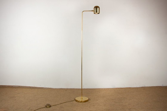 Image 1 of Schwedische Stehleuchte aus Messing, Modell G 230 von Bergboms 1960