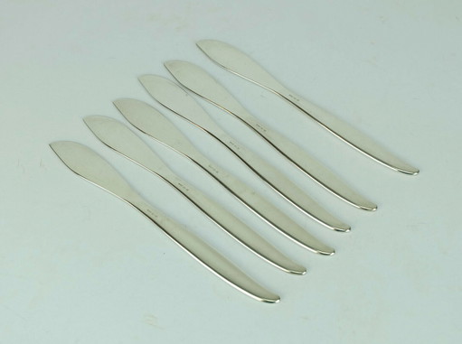 6 couteaux à poisson wmf stockholm design kurt mayer 1955