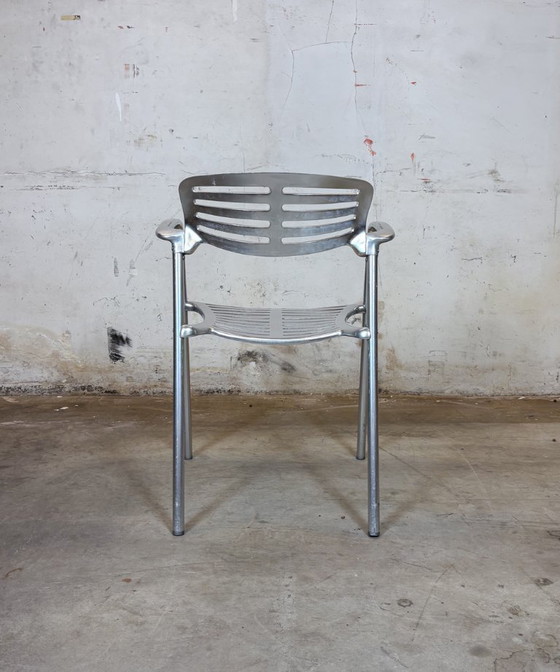 Image 1 of Jorge Pensi Aluminium Chair for Amat 3  – Silver  – Task chair, designer chair