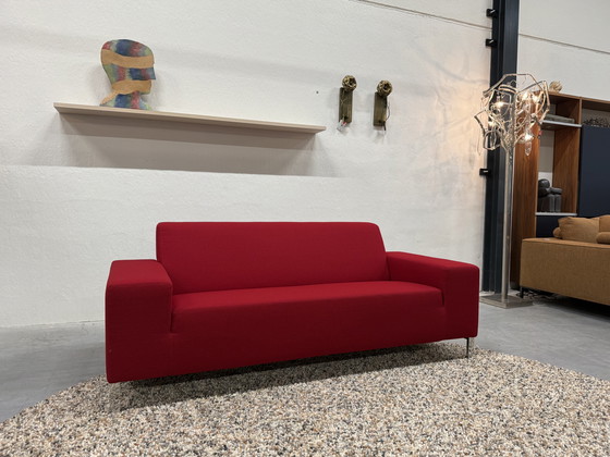 Image 1 of Gelderland 6511 2.5 Seater Sofa Vidar fabric Red 202